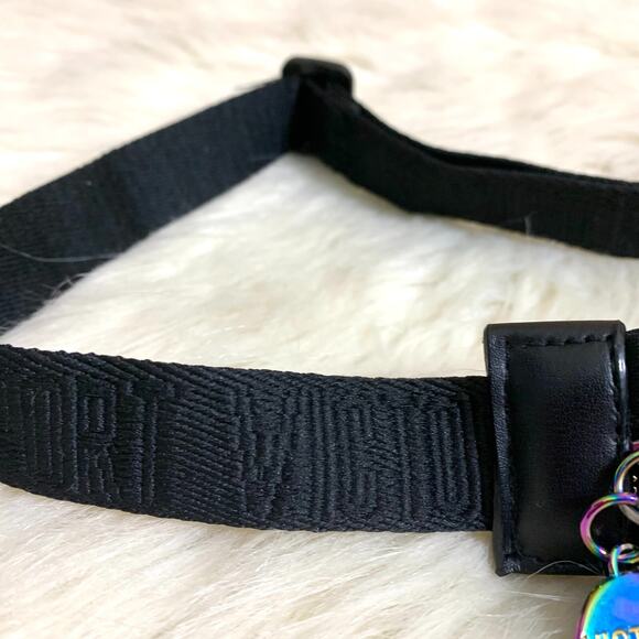 VICTORIAS SECRET Neoprene Holographic Victoria Sport Fanny Pack Belt Bag - Picture 10 of 16